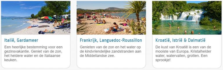 bestemmingen vacansoleil