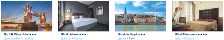 Les 10 principales destinations pour un citytrip de TUI