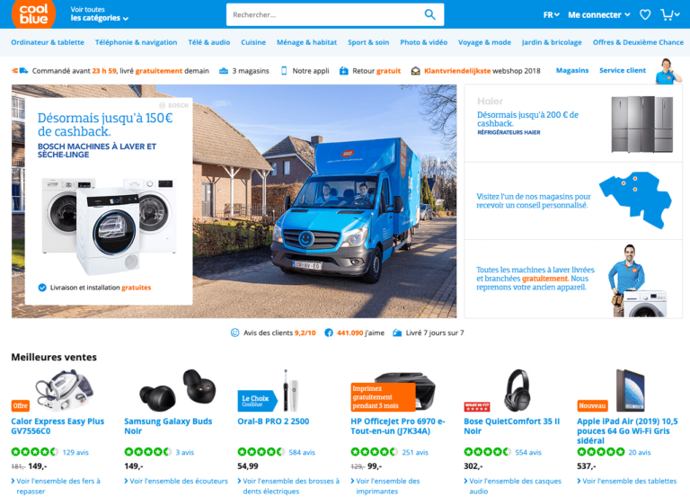 Coolblue Boutique en ligne