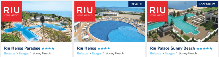 Hôtels RIU en Bulgarie