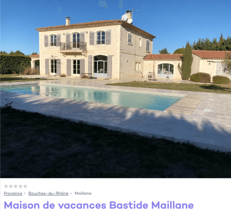 (conseil) Maison de vacances Bastide Maillane