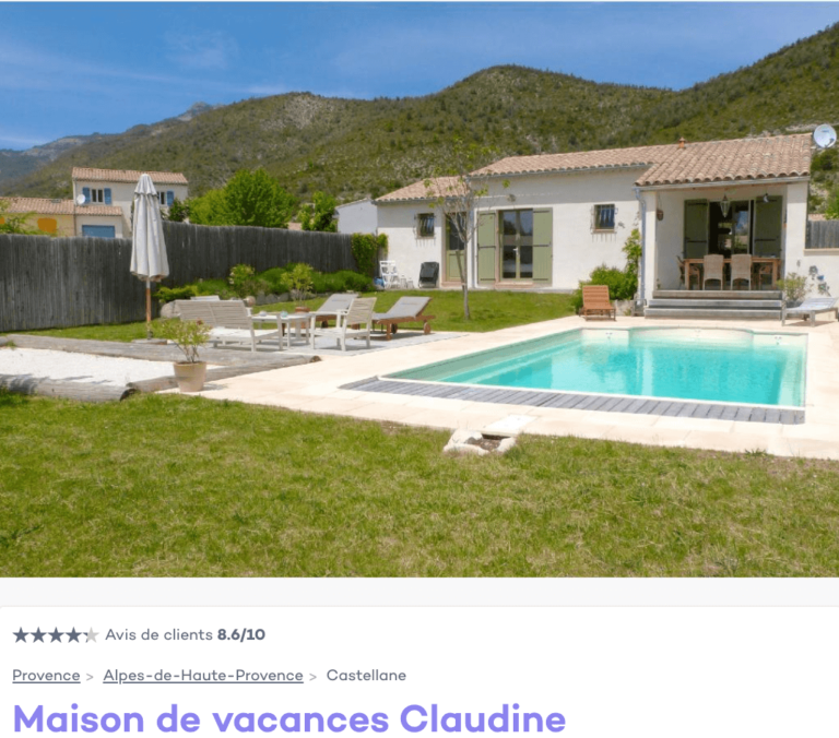 (conseil) Maison de vacances Claudine