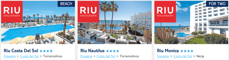 Hôtels sur la Costa del Sol