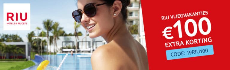 RUI vliegvakanties van TUI €100 extra korting