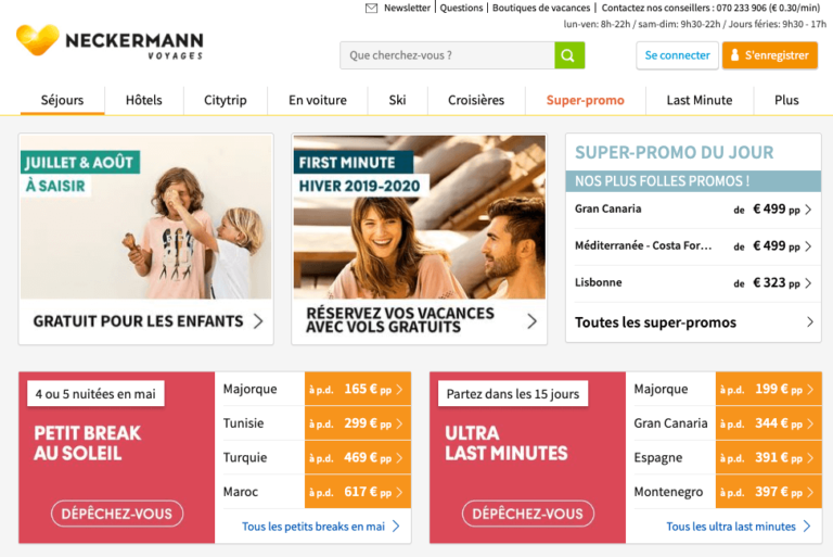 Neckermann super promo du jour