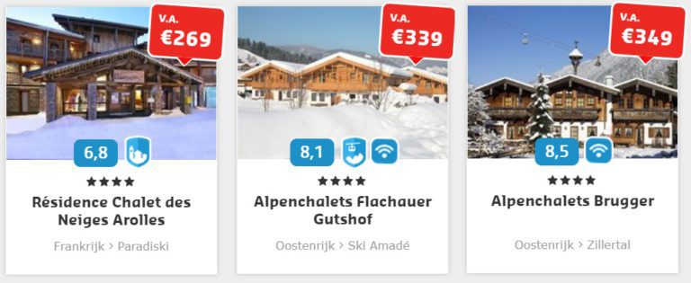 Aanbiedingen skivakantie