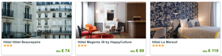 Comment choisissez-vous un hôtel à Paris?