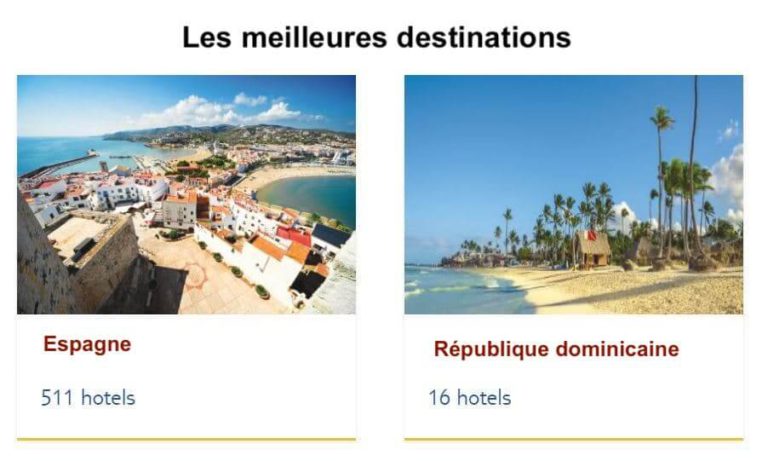 destinations touristiques